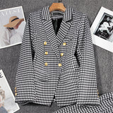 Fongt Suit Retro Coat Stylish 2025 Spring And Autumn Women's Korean Edition Casual Design Serie Swear Set