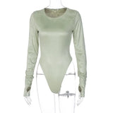 Sleeve Elastic Casual Party Round Neck