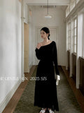 Fongt Xixi 2025 Summer New Temperament Is Thin And High-Rise Half-Dressed Dress Dress 85195