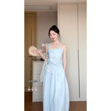 Fongt Temperament Lazy Style A Set Of Thin Shirt Folds Design Smear Tsets Women's Boobs Half-Dress Women's Suit