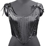 Fongt Fashion New Tiding Waist Vest Sexy Strapped Short Fish Bone Small Waist Vest Corset