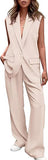 Fongt Vest Suit Suit Women's Clothing