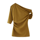 Fongt New Asymmetric Nylon Top 10261644706