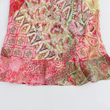 Fongt New Patchwork Printing Tie Sling Dress 3293246