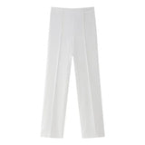 Fongt Women's Dress French Belt Dress Small Suit Jacket + Casual Trousers