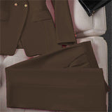 Fongt Suit Retro Coat Stylish 2025 Spring And Autumn Women's Korean Edition Casual Design Serie Swear Set