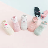 5 Pairs/lot Summer Mesh Socks For Newborns Baby Cute Cartoon Socks For Girls Thin Soft Cotton Boy Child Socks