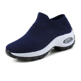 Women Sneakers Running Shoes Sports Shoes Breathable Mesh Comfortable Platform Shoes Air Cushion Sneaker