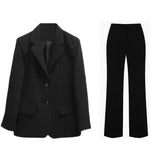 Fongt Dress Women College Students Casual Suit Jacket Interview Suit Suit Suit Women's Cushion Shoulder Suit Suit Suit Suit Suit Suit Suit Suit Suit