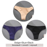 Brazilian Panties Cotton Women Underwear Ladies Solid Color T-back Underpants Sexy Low-rise Panty