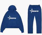 Fongt H-Hop Singer Letter-Back Men's And Women's Hoodie Sweatshirt Set