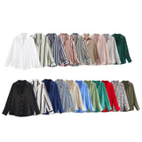 Fongt Homemade New Women's Fashion 20 Color Silk-Sense Tidling Shirt 2197745