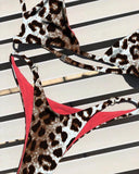 Cut Micro Bikini Women Leopard Bandage Push Up Swimsuit Bathers Bathing Suit Padded Swimwear Biquini Traje De Bano