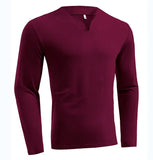 Fongt New Hot Fitness Plus-Size Sports T-Shirt Men's Elastic Comfortable Long-Sleeved Autumn