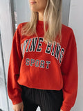 Printed Women Sweatshirt Cotton Sport Fashion Pullovers Tops Female Loose Sweatshirts Hoodies 2023 Autumn Winter Clothes-Outfit