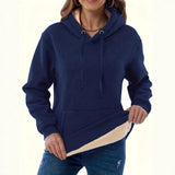Fongt Wish Autumn And Winter Fashion Women's Clothing Warm Pocket Hoodie Coat Top