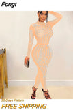 Beautiful Geometric Mesh Crystal Jumpsuits Women Rompers New Luxury See-Through Sequins Party Jumpsuits Night Out