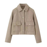 Fongt New Street Casual Soft Shirt Single-Dbutton Cardigan Jacket Female Commute