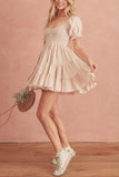 Gingham Babydoll Dress 703-0-Outfit