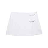 Fongt Summer New Women's Bow Hanging Neck Collar Shorts Skirt