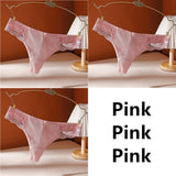 Cotton Panties Women G-String Ladies Sexy Panties Ladies Ladies Thong Underwear Solid Color Comfortable Lace Edge