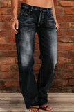Fongt Wish Ladies Jeans Slimming Water Wash Thorn Trousers Trousers Nk205