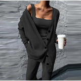 Casual Three Pieces Buttons