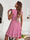 Square Collar Cotton Print