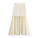 Fongt Women's New Button Knitted Vest Skirt 4192015 4192016