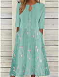 Fongt New Fashion Casual Two-Piece Women's Sling Dress