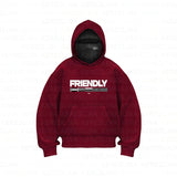 Fongt Double Hat Unique Design Hooded Hooded Jacket Autumn And Winter New Men's And Women's Same Loose Y2K Jacket