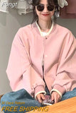 Women Baseball Clothes Long Sleeve Button Short Jacket Fashion American Patchwork Jacket Harajuku Casual Female Fall