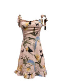 Fongt 2025 New Fashion Sexy Bow Tie Design Print High-End Sling