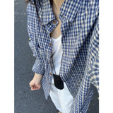 Fongt Plaid Shirt Women 2025 Spring And Autumn New Loose Lazy Trinkets Coat