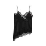 Fongt Women's Clothing 2025 Autumn 2025 New Sexy Wind Thin Lace Splicing Decorative Sling Hoist 5919205