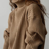 Soft Cashmere Sweater Women Elegant Thick Turtle Neck Warm Female Knitted Pullovers Casual Basic Knitwear