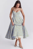 Fongt New Summer Senior Sense Princess Dress French Mesh Swing Double Sling Dress Woman