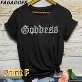 Summer Juicy Diamonds Print Tshirt Women Round Neck Short Sleeve Top Female Pattern Harajuku Tshirt 2022 New