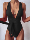 Fongt Swimsuit 2023 One-Piece Swimsuit Ladies Straps One-Piece Bikini-Outfit