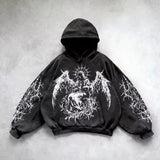 Fongt Wash Hooded Hoodie Hoodie Winter High Street Men And Women With The Same Shirt Top