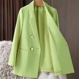 Fongt Suit Jacket Female Spring And Autumn 2024 New Small Spring And Autumn Suit Jacket Temperament Korean Version Casual Women-Outfit