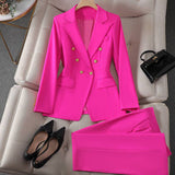 Fongt Suit Retro Coat Stylish 2025 Spring And Autumn Women's Korean Edition Casual Design Serie Swear Set