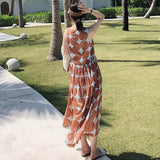 Tank Dress 2023 New Arrival Print Fashion Women Summer Dress Cotton Linen Holiday Travel Casual Beach