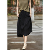 Fongt New 细细细细细 Art 褶皱 Fairy Hundred Folded Skirt Silk Slippery Pendant Half Body Skirt