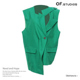 Fongt 2025 OVERSIDE Personality Irregular Small Vest Coat 1467