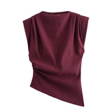 Fongt Homemade New Women's Fashion Classic Folded Decorative Pads On The Shoulder 0085/845