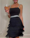 Fongt Dating Dinner Famous Wind Sling Tuxedo Skirt