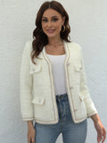Fongt Light Luxury Sweater Cardigan Girl Knitted Cardigan Thick Soft Imitation Marina Top