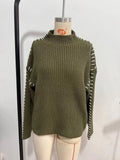 Fongt New Color Splicing Wiring Design Casual Knitting Shirt Simple Light Short Thin Breathable Fashion