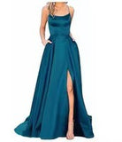 Fongt Solid-Color Bridesmaids Wear Long Dresses With Thin Shoulders And Girlfriend Fashion Bridesmaids Evening